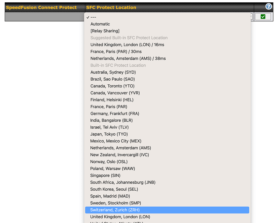 Code Conect Protect New Locations of SpeedFusion Connect Protect - Announcements - Peplink ...