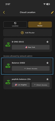 Router List
