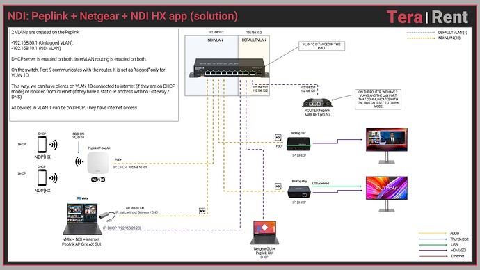 Peplink + Netgear solution v1