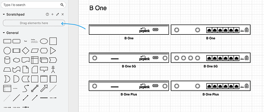 Drag element to scratchpad
