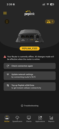 Configure WAN Settings in Offline Mode