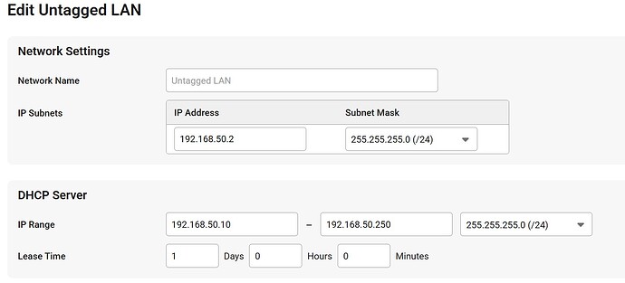 5G Adapter LAN Settings