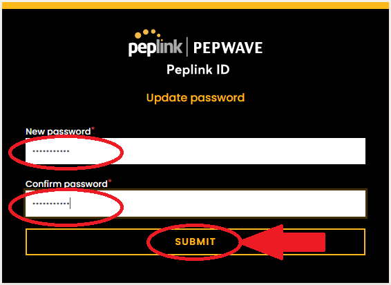 Peplink ID Password Reset 6